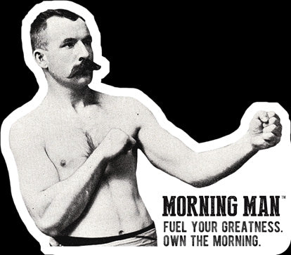 Morning Man Slap Sticker